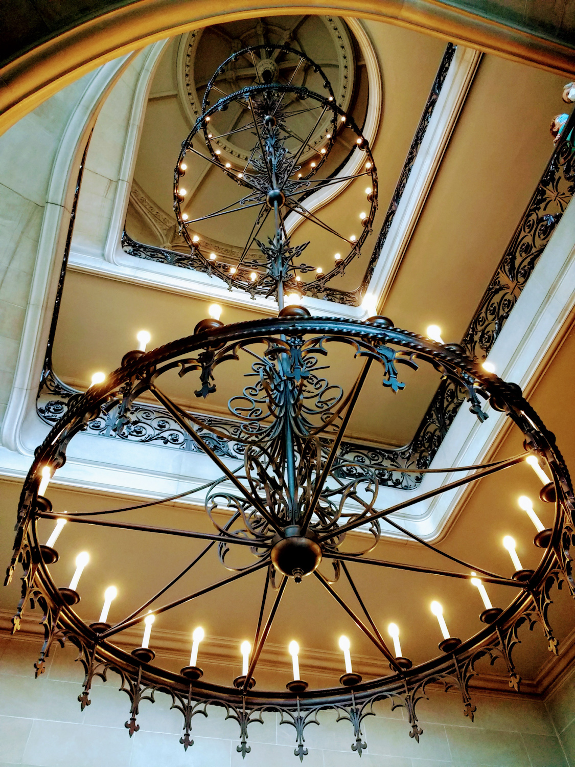 Chandelier in Grand Staircase